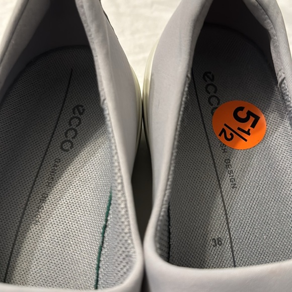 ECCO Soft 7 Wedge Slip-on Sneaker Silver Gray - Picture 6 of 7